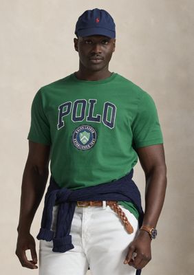 Polo Ralph Lauren Men's Big & Tall Logo Jersey T-Shirt, Green, 2XLT
