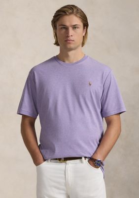 Polo Ralph Lauren Men's Big & Tall Soft Cotton Crewneck T-Shirt, Purple, 3XLT