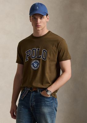 Polo Ralph Lauren Men's Classic Fit Logo Jersey T-Shirt, Brown, Medium