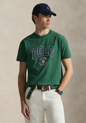 Polo Ralph Lauren Men's Classic Fit Logo Jersey T-Shirt, Green, Large