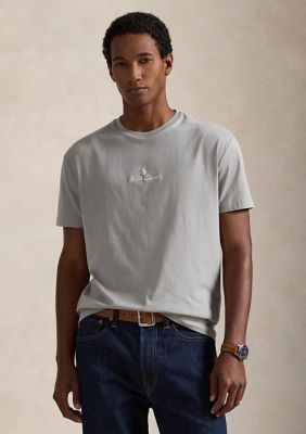 Polo Ralph Lauren Men's Classic Fit Logo Jersey T-Shirt, Grey, 2XL