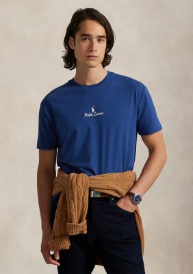 Polo Ralph Lauren Men's Classic Fit Logo Jersey T-Shirt, Blue, XL