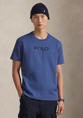 Polo Ralph Lauren Men's Classic Fit Logo Double-Knit T-Shirt, Blue, Large
