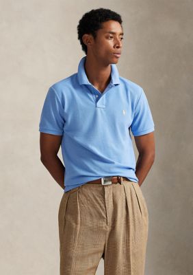 Polo Ralph Lauren Men's Iconic Mesh Polo Shirt, Blue, Small