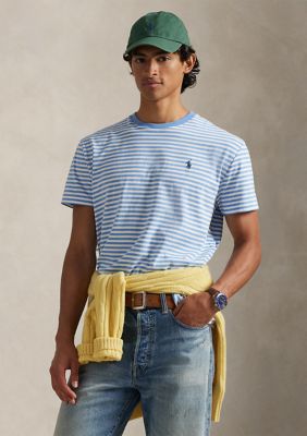 Polo Ralph Lauren Classic Fit Striped Jersey T-Shirt, Blue, XL