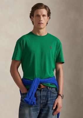 Polo Ralph Lauren Men's Classic Fit Jersey Crewneck T-Shirt, Green, XL