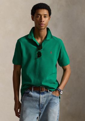 Polo Ralph Lauren Men's The Iconic Mesh Polo Shirt, Green, 2XL