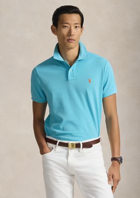 Polo Ralph Lauren Men's The Iconic Mesh Polo Shirt, Blue, 2XL