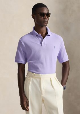 Polo Ralph Lauren Men's The Iconic Mesh Polo Shirt, Purple, Small