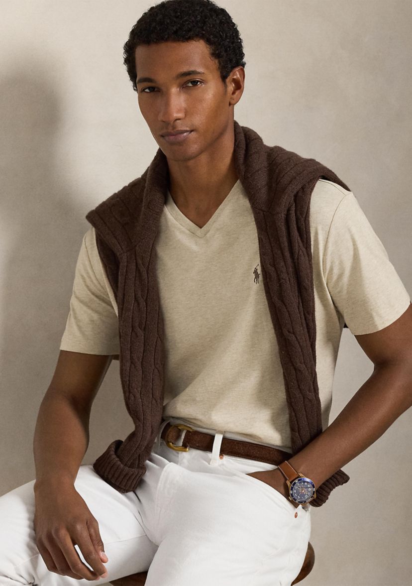 Classic Fit Jersey V-Neck T-Shirt