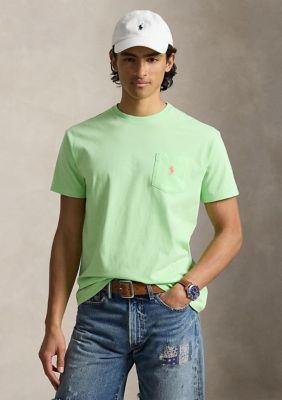 Polo Ralph Lauren Men's Classic Fit Jersey Pocket T-Shirt, Green, XL