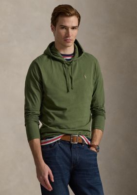 Polo Ralph Lauren Men's Jersey Hooded T-Shirt, Green, Medium