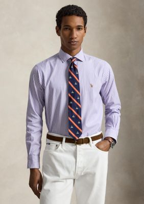 Polo Ralph Lauren Men's Classic Fit Striped Stretch Oxford Shirt, 2XL