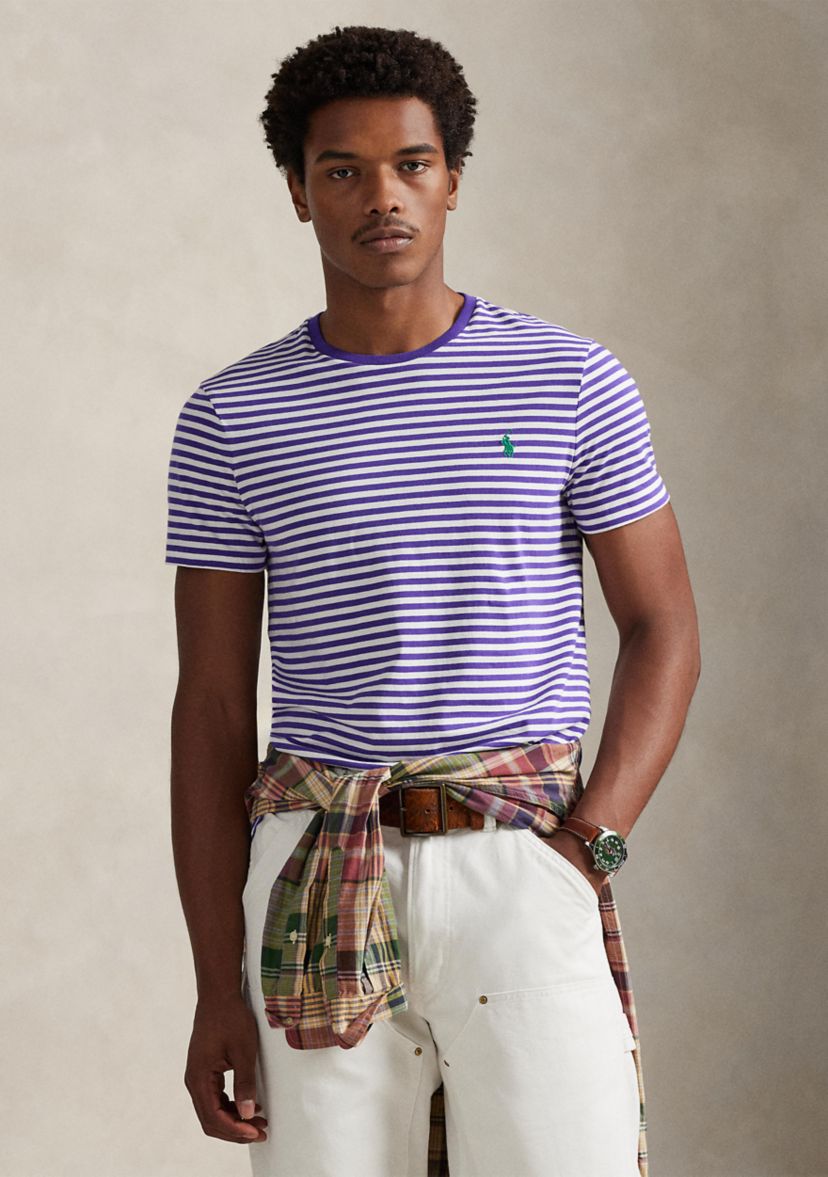 Classic Fit Striped Jersey T-Shirt