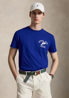Polo Ralph Lauren Men's Classic Fit Logo Jersey T-Shirt, Blue, Large