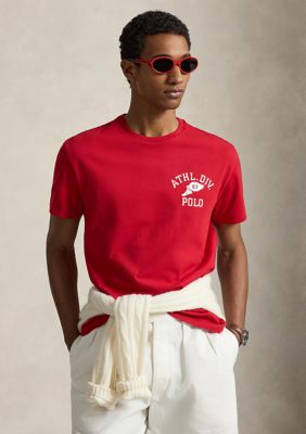 Polo Ralph Lauren Men's Classic Fit Logo Jersey T-Shirt, Red, Large