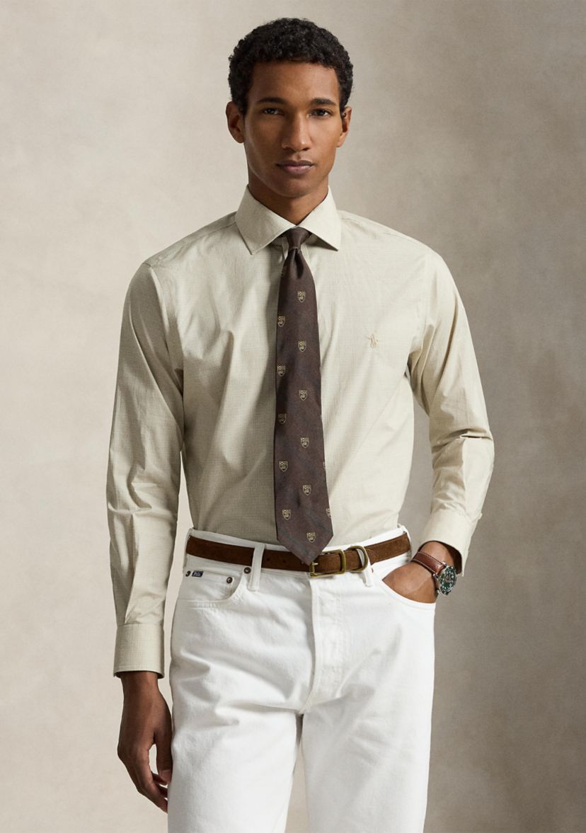Regent Classic Fit Checked Poplin Shirt