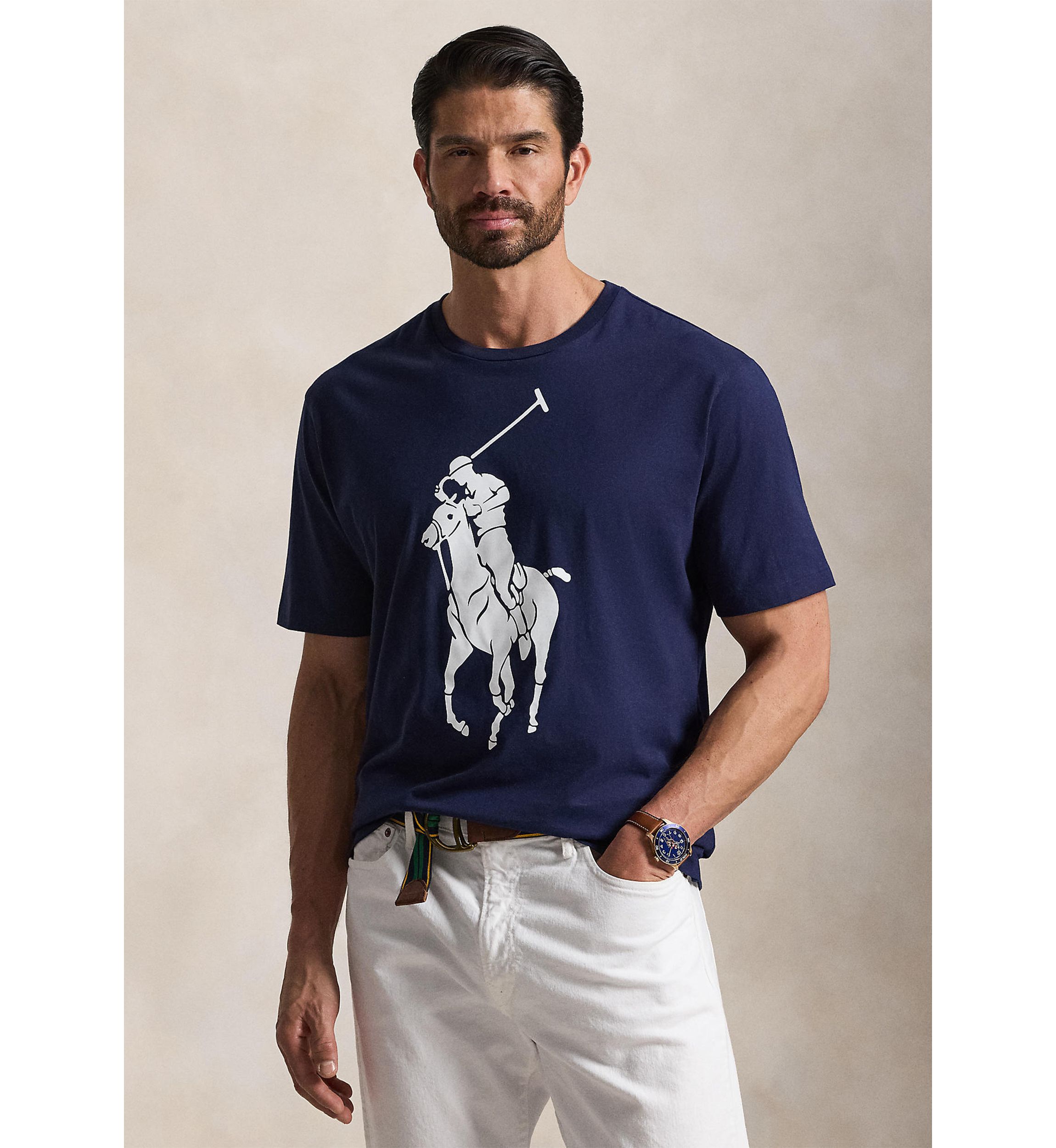 Polo Ralph Lauren Big & Tall Big Pony Jersey T-Shirt | Belk