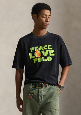 POLO RALPH LAUREN ビーチプリント Tシャツセット サイズ3,7 Polo Ralph Lauren Men's Classic Fit Peace Love Polo T-Shirt | Belk