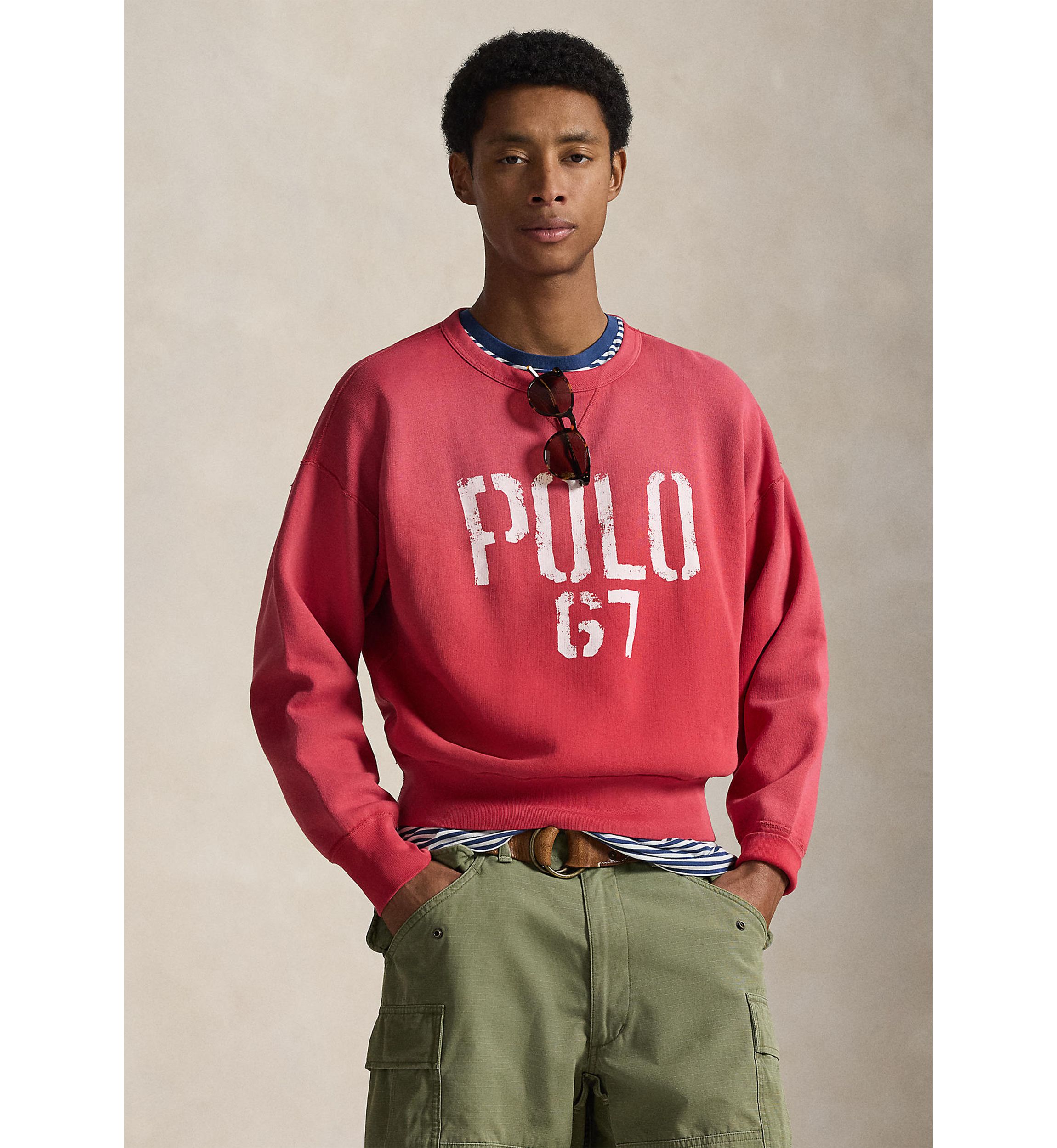 Polo Ralph Lauren Vintage Fit Fleece Graphic Sweatshirt | Belk