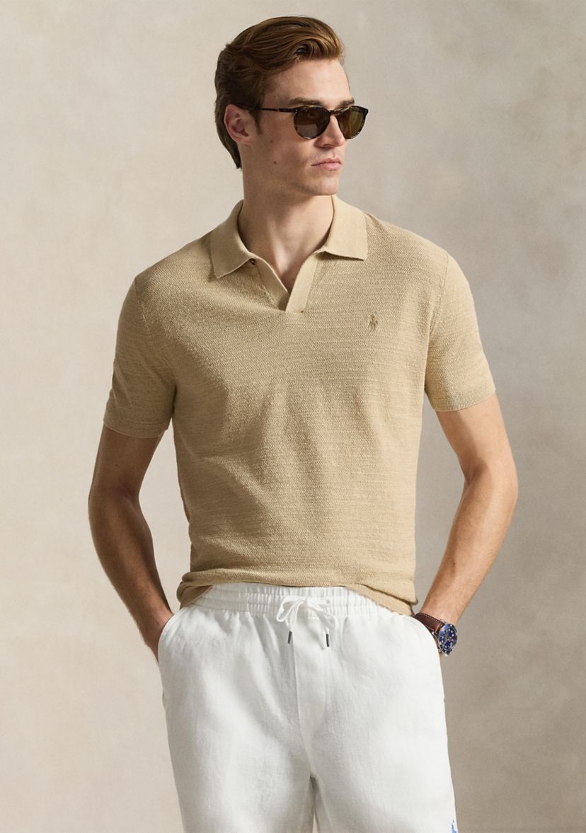 Polo Ralph Lauren Textured Cotton-Linen Sweater | Belk