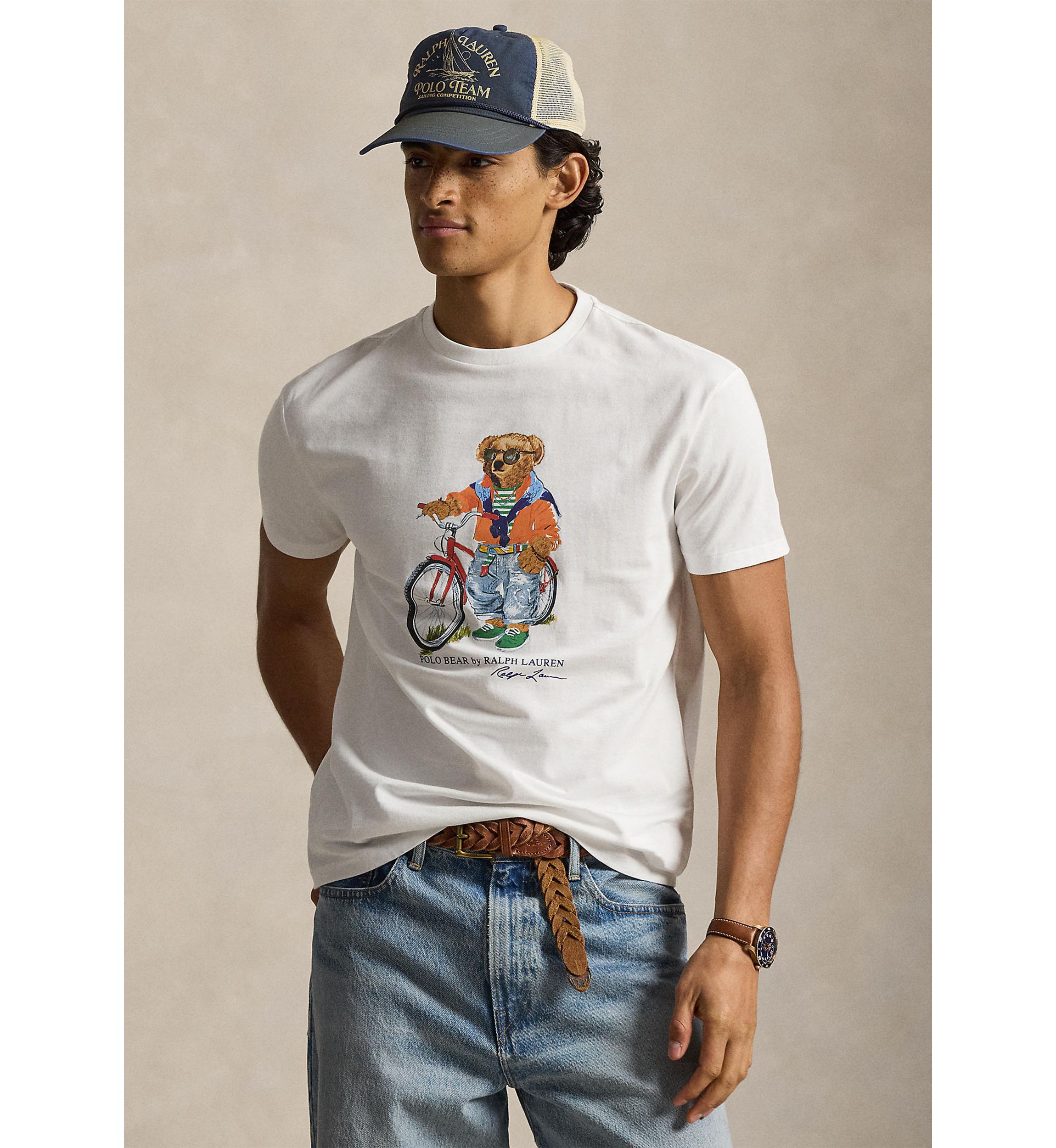 Polo Ralph Lauren Classic Fit Polo Bear Camp Shirt | Belk