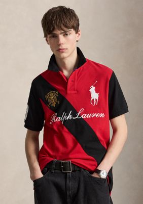 Polo Ralph Lauren Men's Classic Fit Big Pony Polo Shirt, Red, 2XL