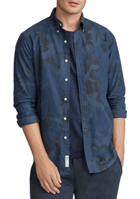 Ralph lauren store camo oxford shirt