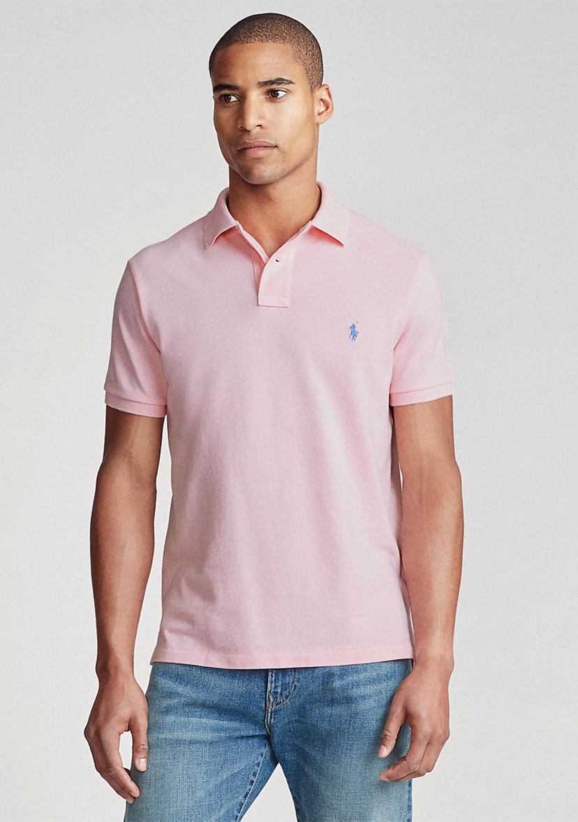 Custom Slim Fit Mesh Polo