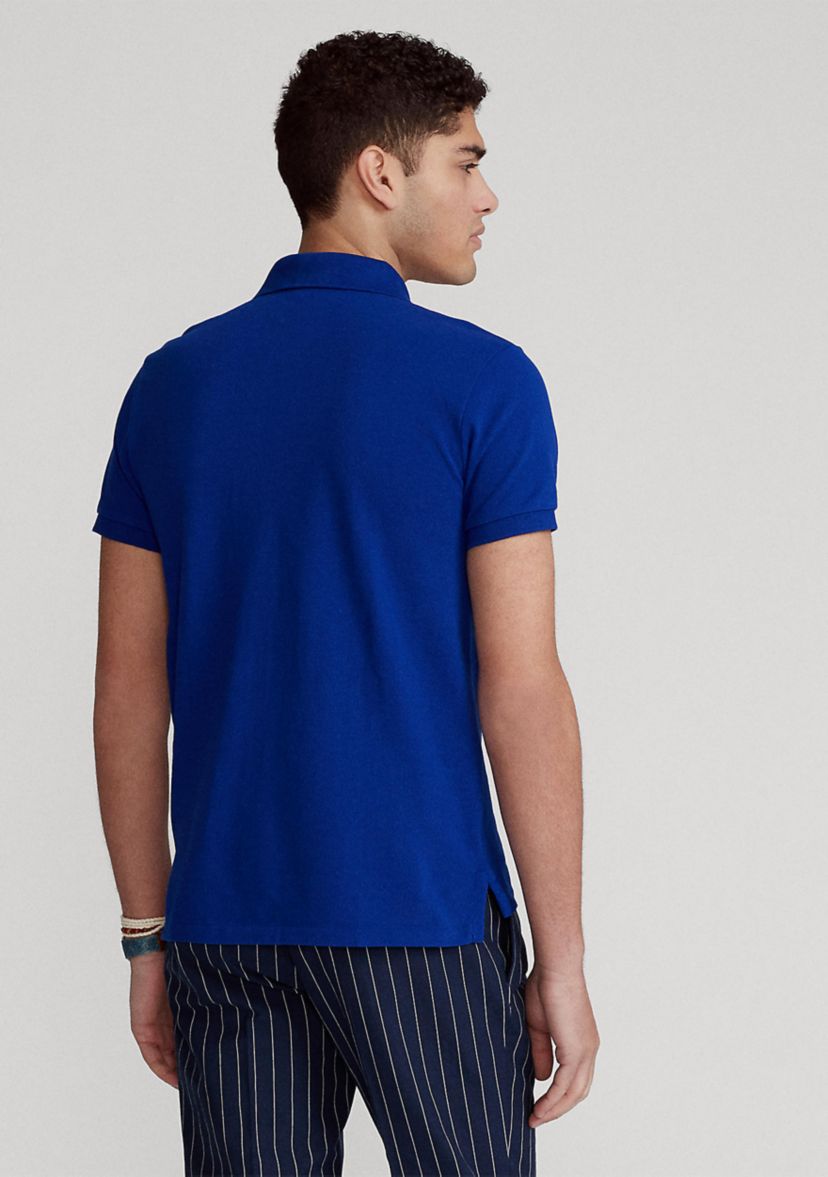 Custom Slim Fit Mesh Polo