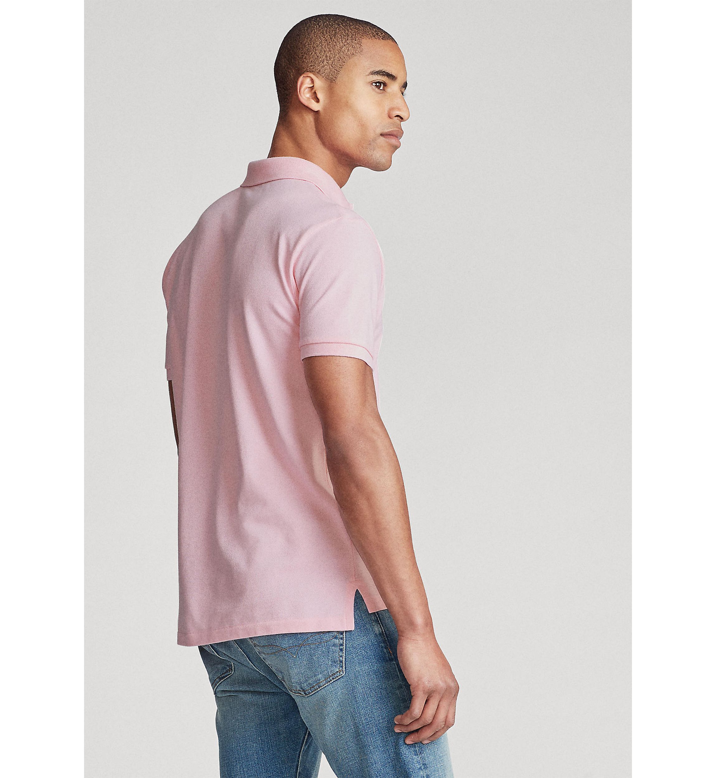 Custom Slim Fit Mesh Polo
