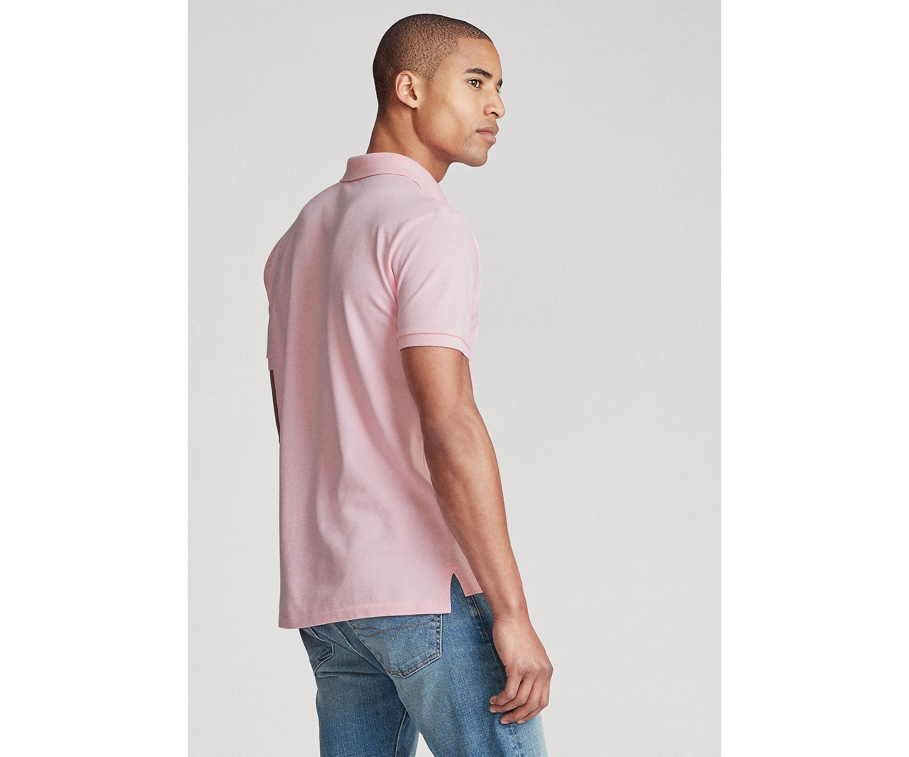 Custom Slim Fit Mesh Polo
