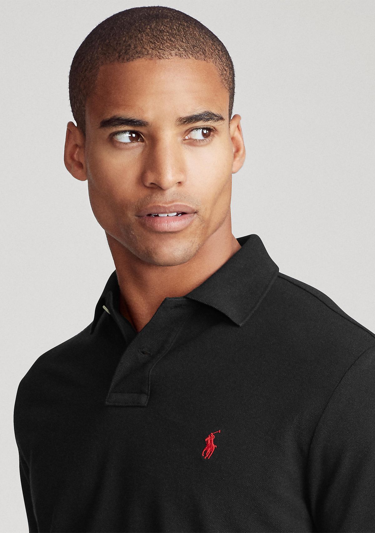Custom Slim Fit Mesh Polo