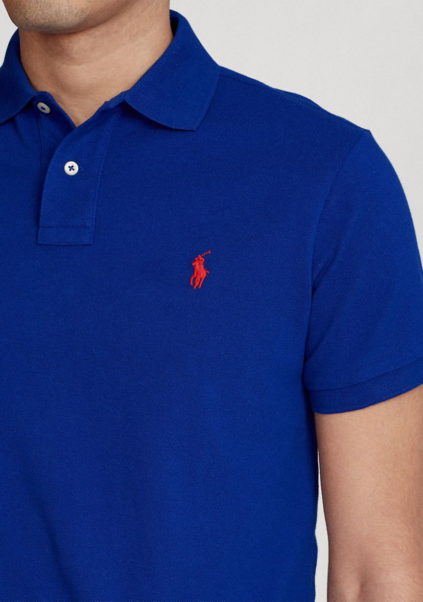 Custom Slim Fit Mesh Polo
