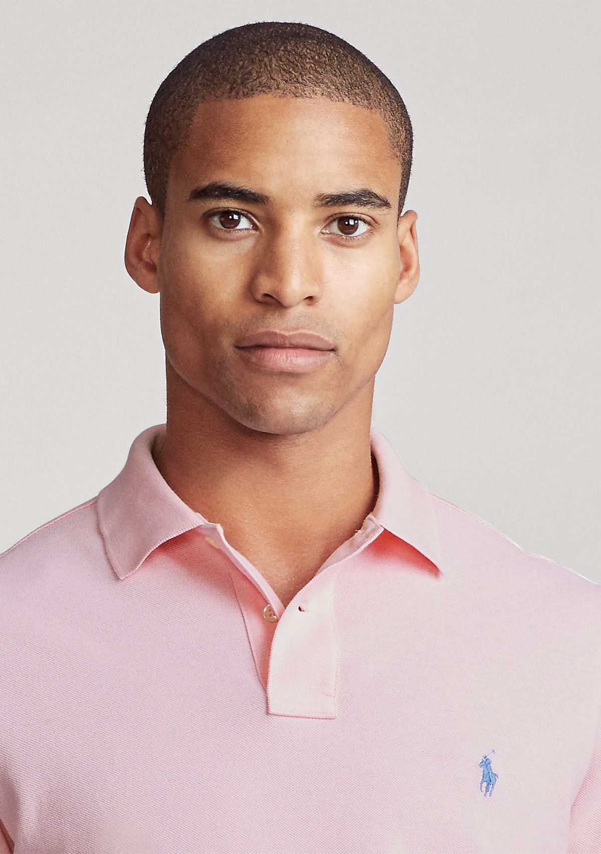 Custom Slim Fit Mesh Polo