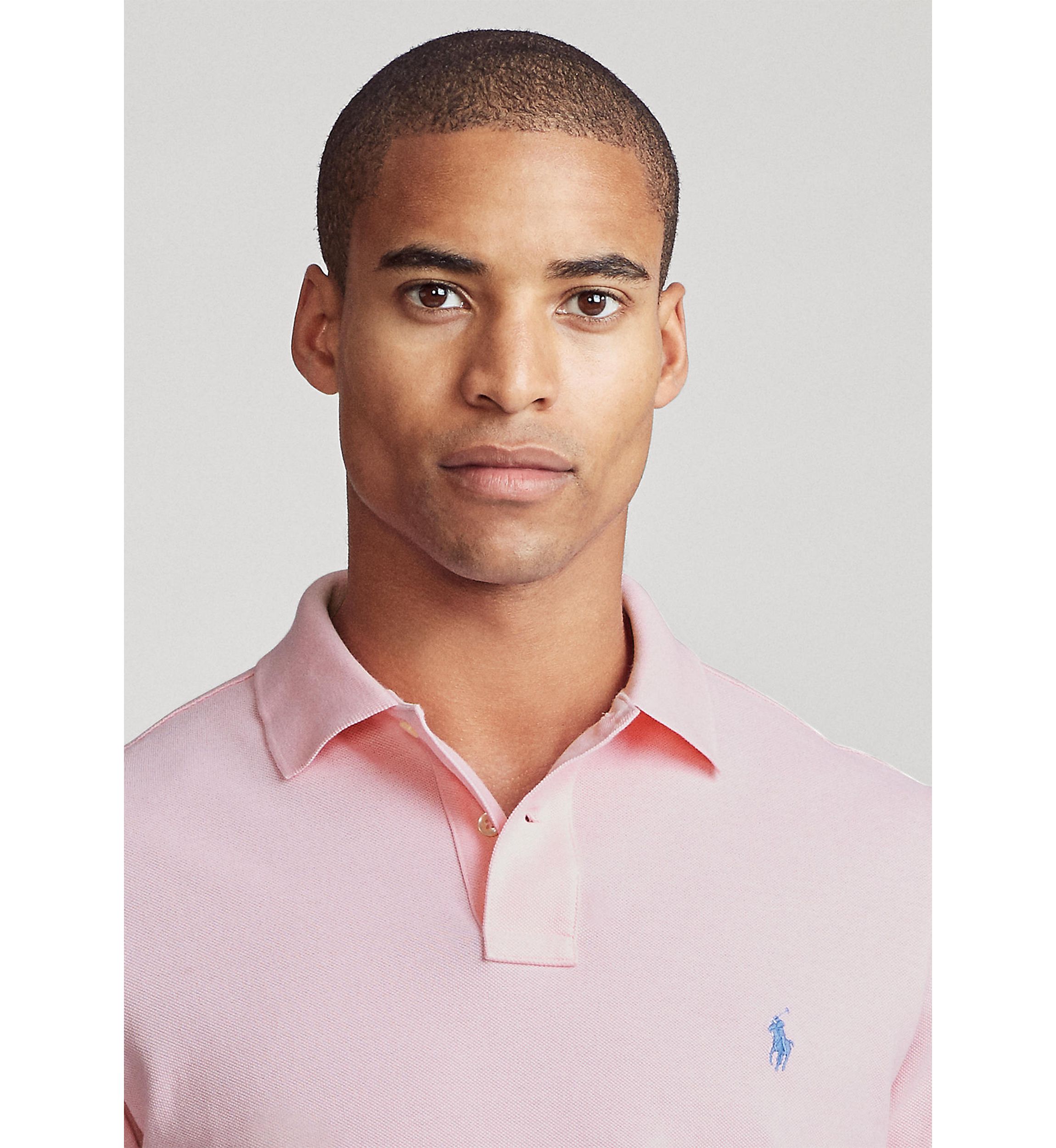 Custom Slim Fit Mesh Polo
