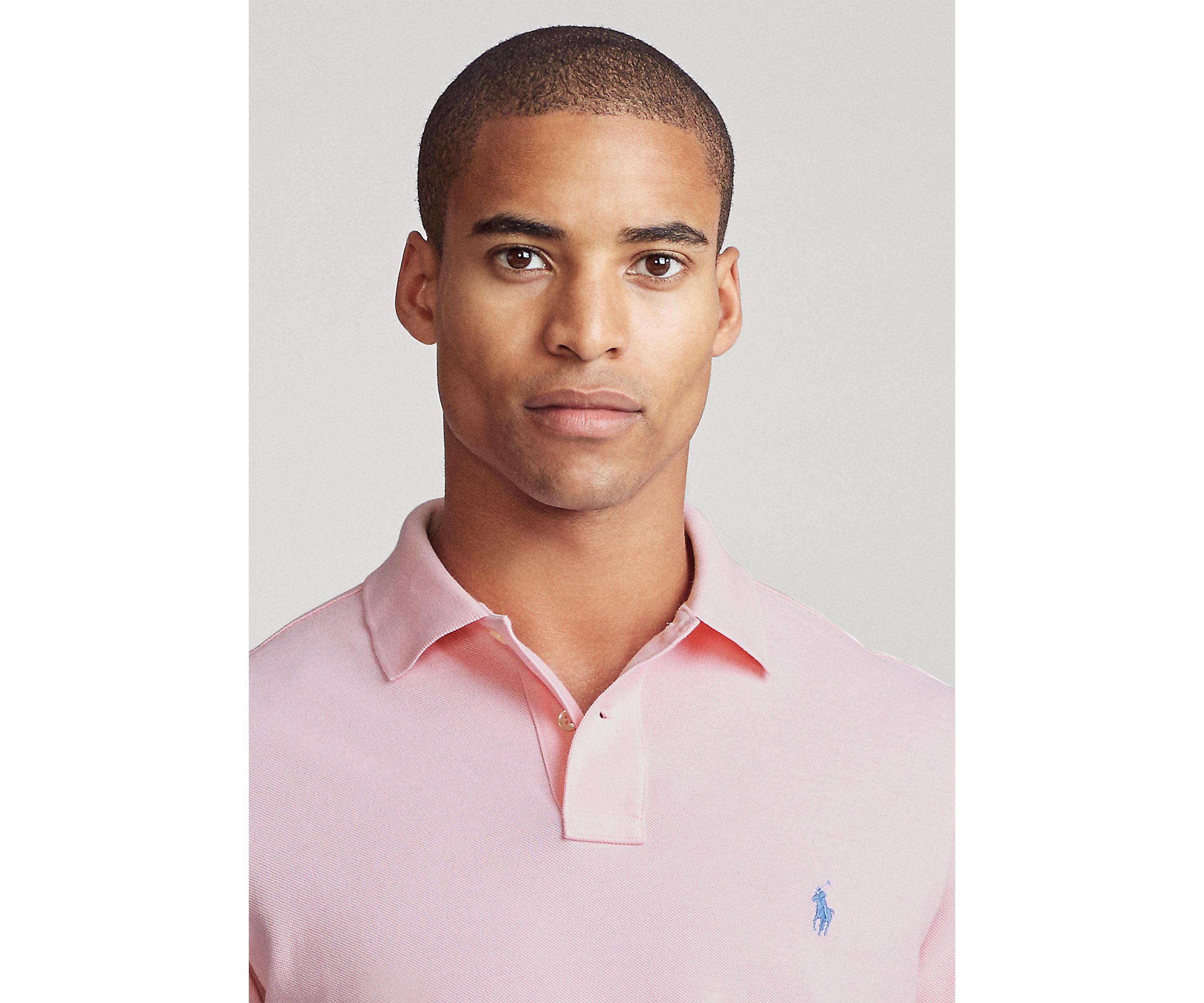 Custom Slim Fit Mesh Polo