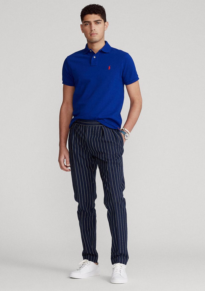 Custom Slim Fit Mesh Polo