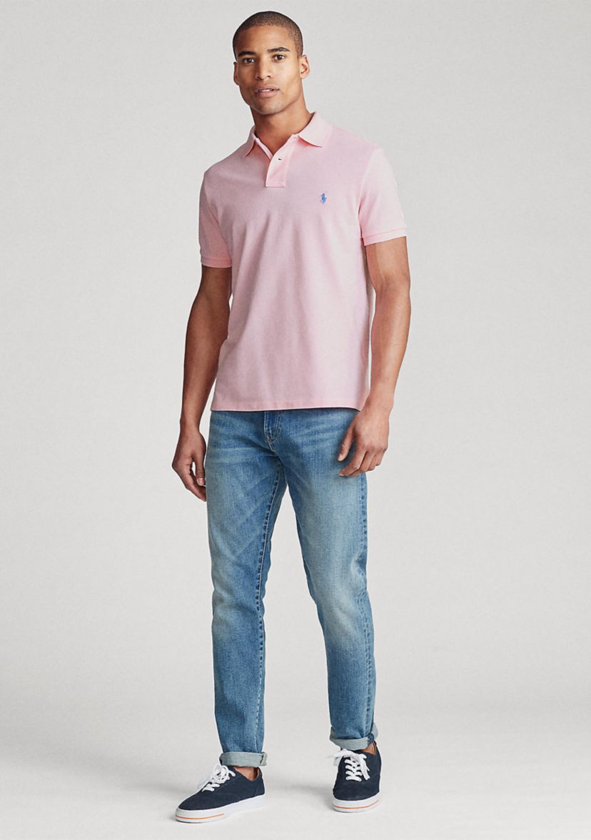 Custom Slim Fit Mesh Polo