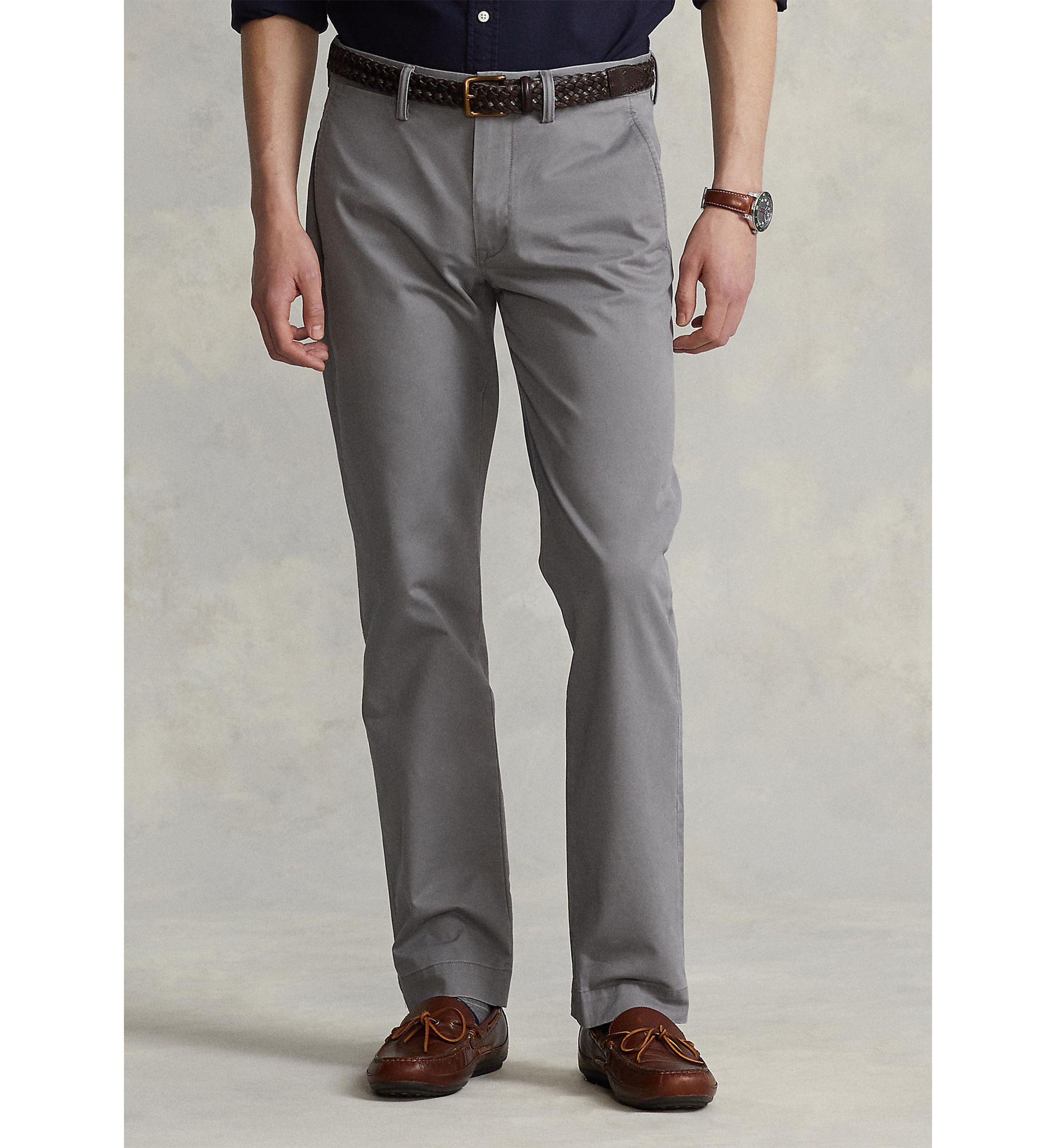 Stretch Straight Fit Chino Pants