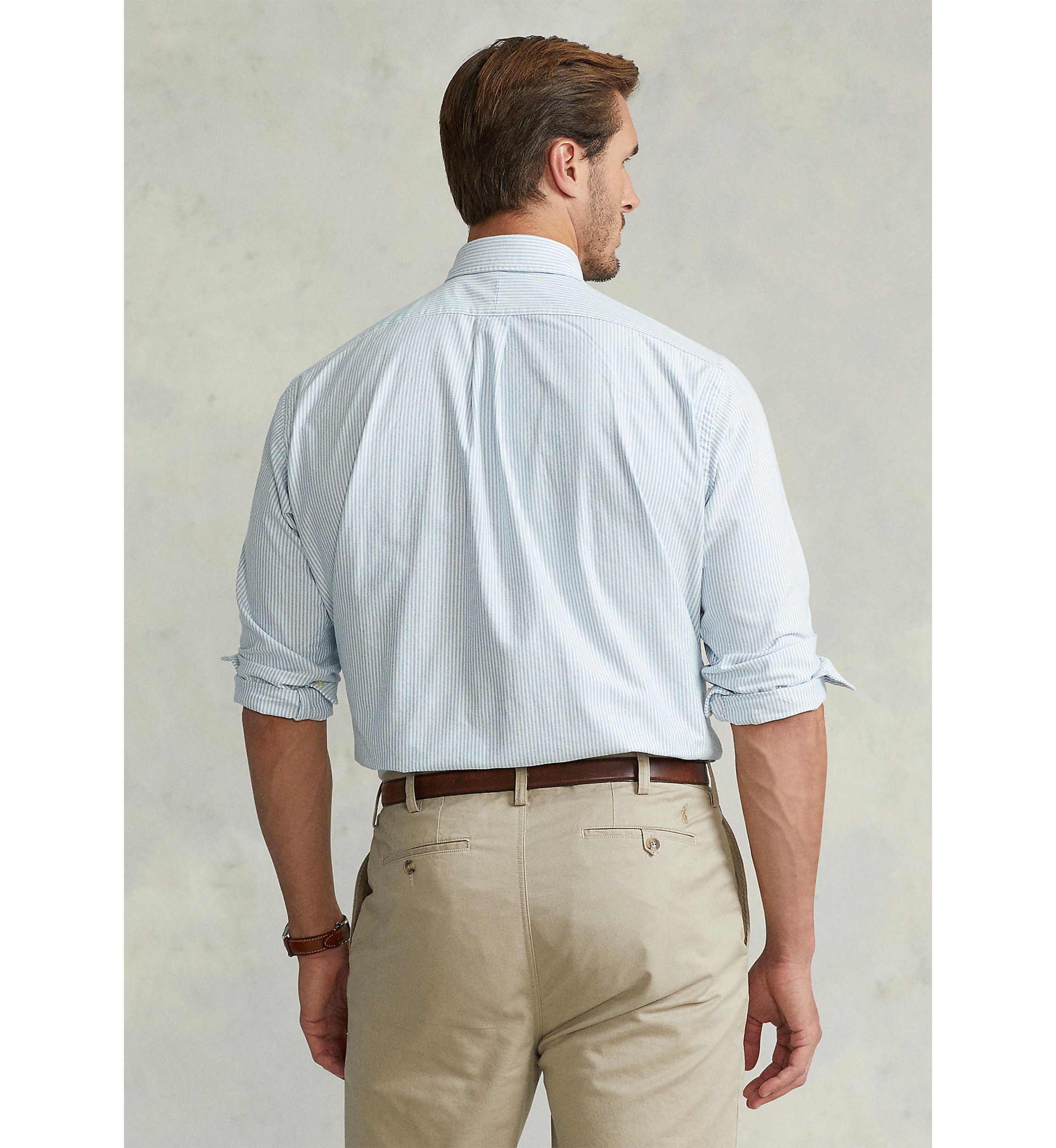 Polo Ralph Lauren Big & Tall Classic-Fit Stripe Oxford Shirt | Belk