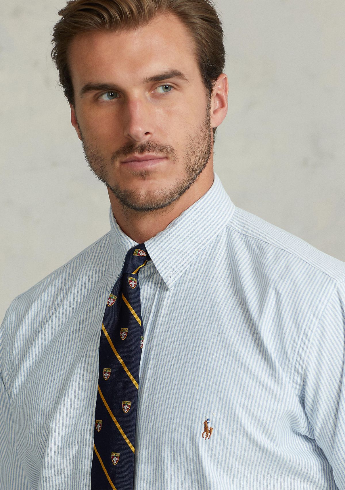 Big & Tall Classic-Fit Stripe Oxford Shirt