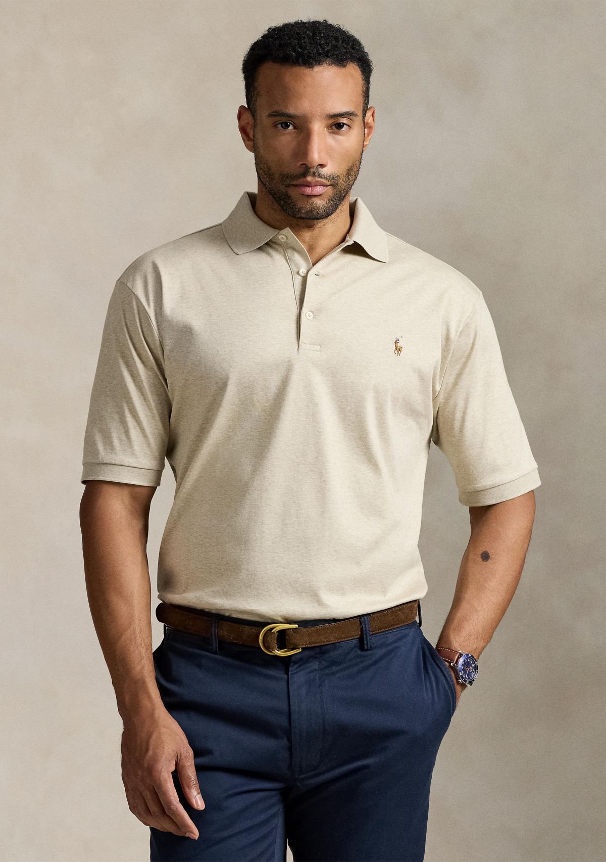 Big & Tall Soft Cotton Polo Shirt
