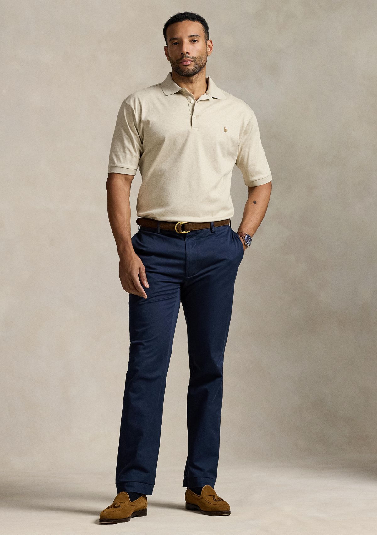 Big & Tall Soft Cotton Polo Shirt