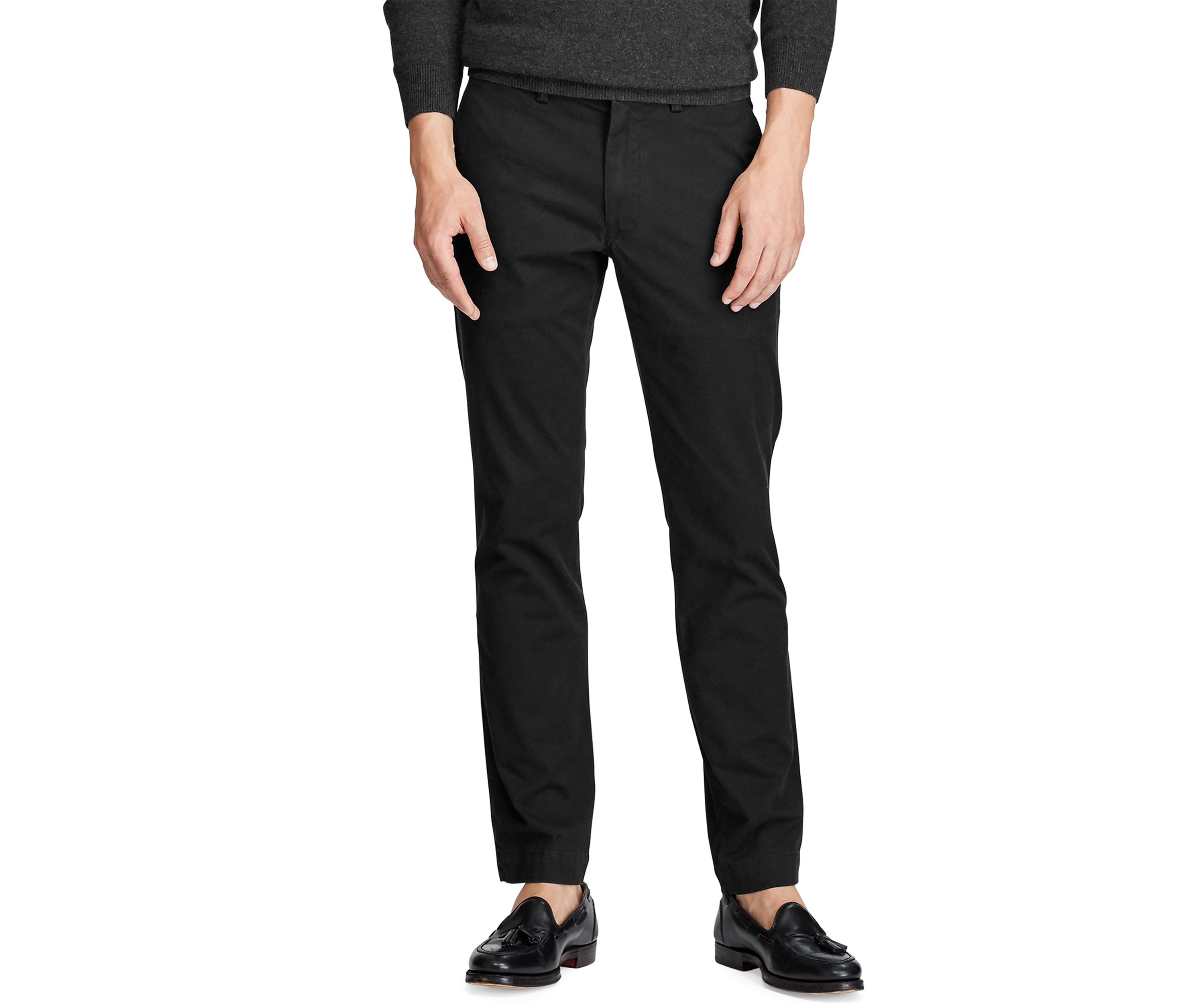 Stretch Slim Fit Cotton Chino Pants 