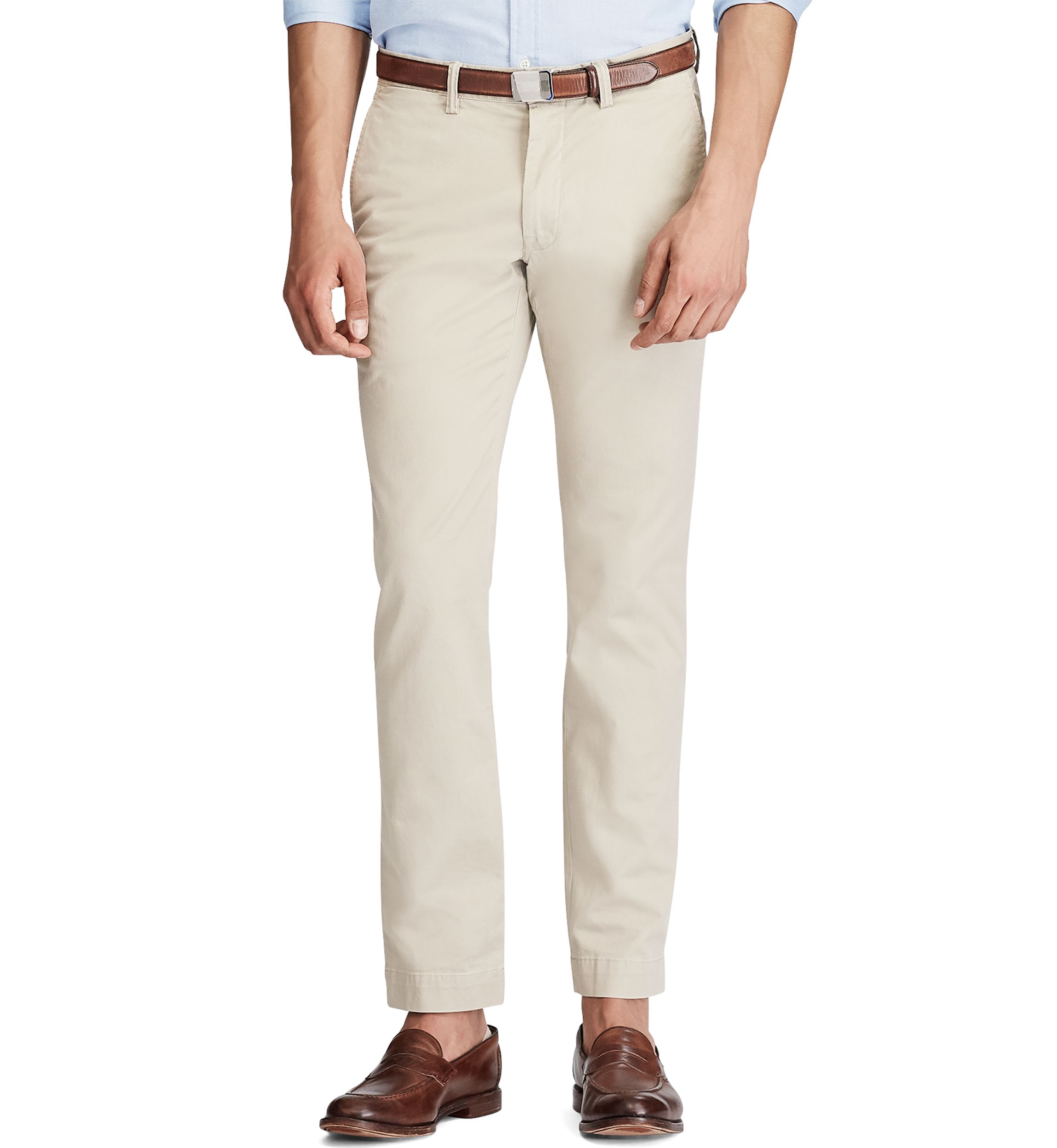 Stretch Slim Fit Cotton Chino Pants 