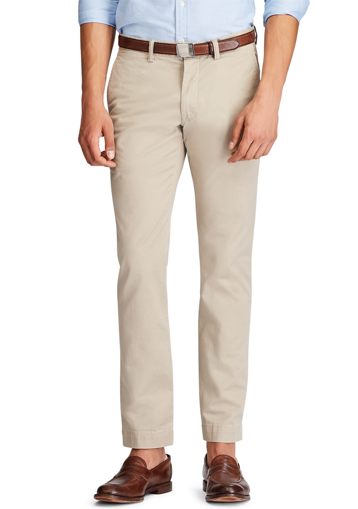 Stretch Slim Fit Cotton Chino Pants 