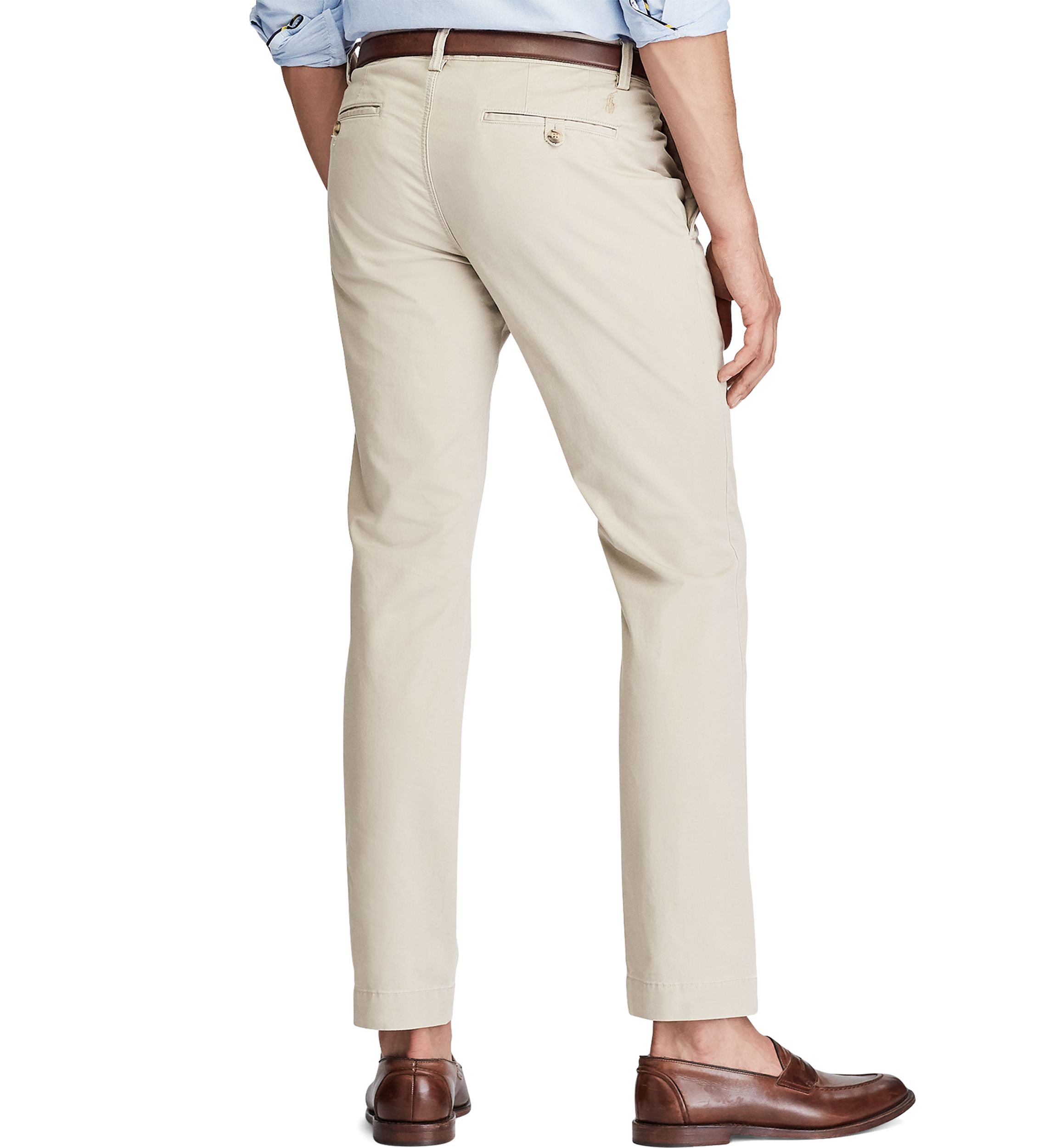 Stretch Slim Fit Cotton Chino Pants 