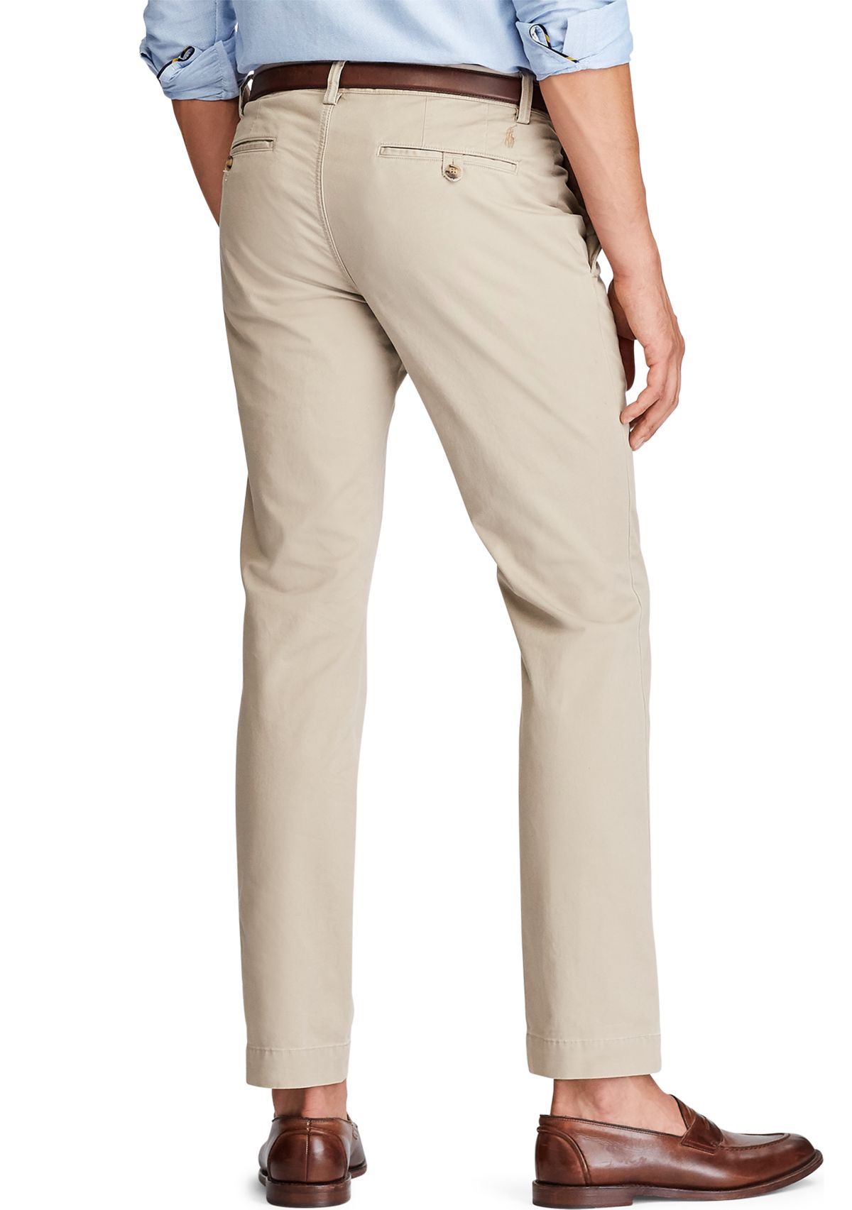 Stretch Slim Fit Cotton Chino Pants 