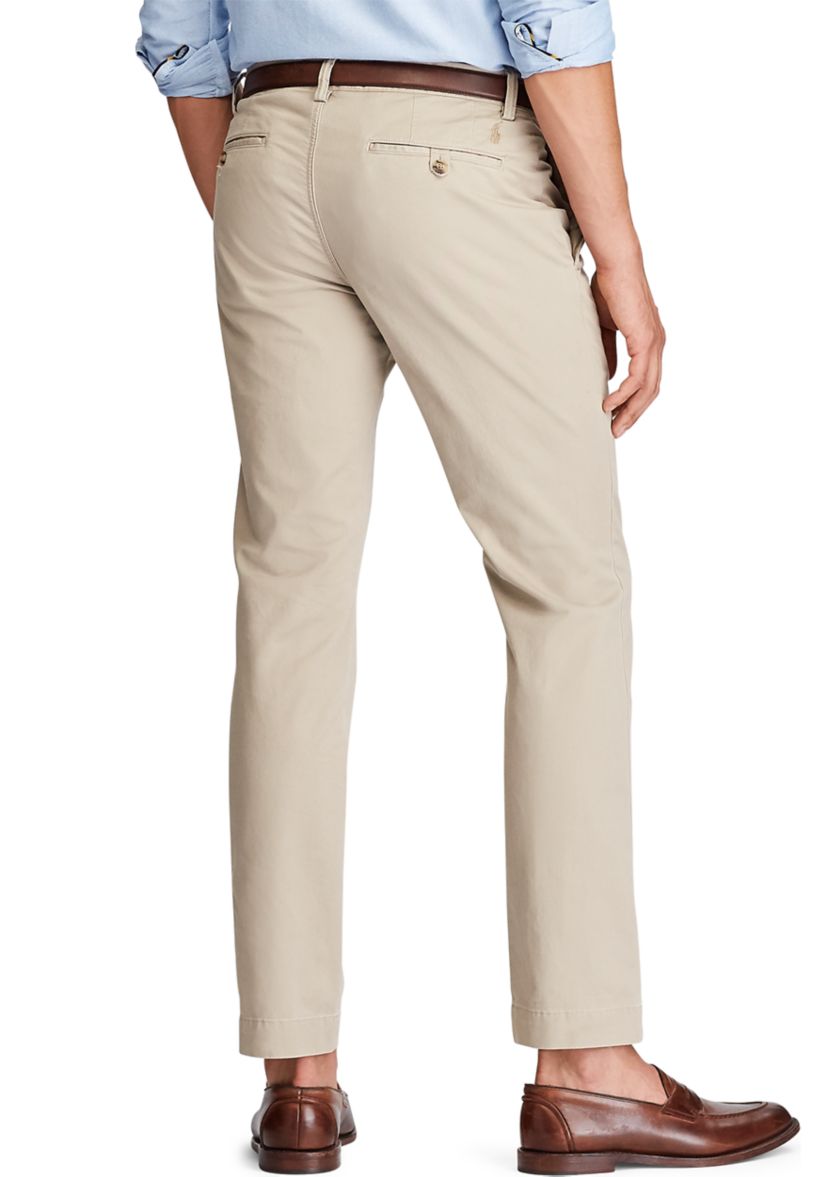 Stretch Slim Fit Cotton Chino Pants 